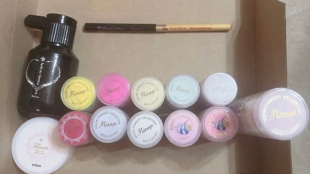 ミラージュ フルーリア カラーパウダー ネイルデダンス アクリルリキッド