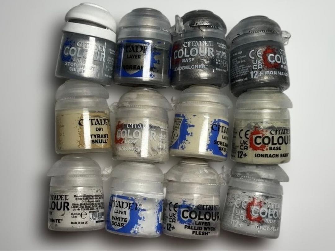 シタデルカラー　レイヤー、ベース、ジェイド、ドライ　新品未開封13個 中古30個