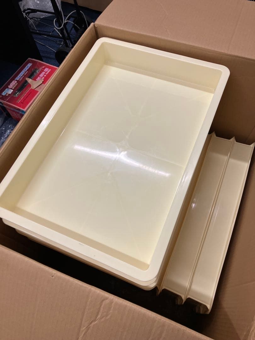 フードテナー クリーム色 12個セット