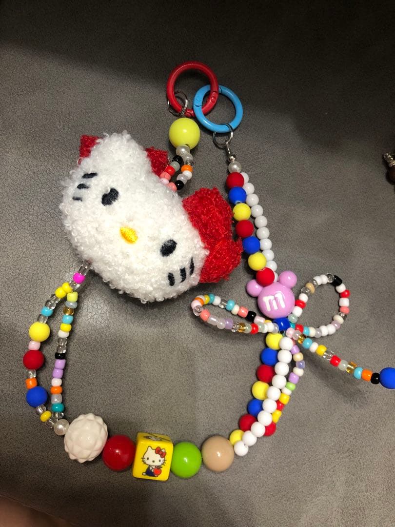キティ ストラップ キーホルダー フォンストラップ 平成ギャル y2k ②