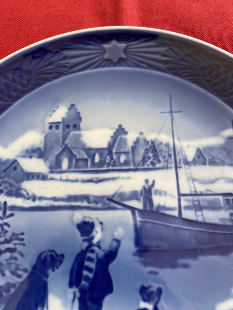 コペンハーゲン1998年 陶器の皿 冬の風景 - メルカリ