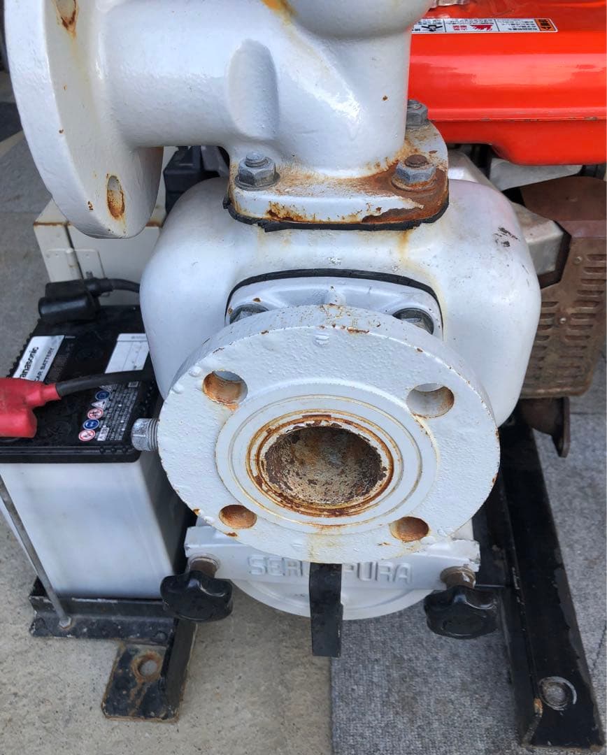 自動起動エンジン付自吸式ポンプASE50K 4.3PS