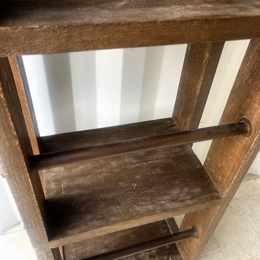 取付無料！関家具 クラッシュゲート 車輪付き四段オープンラック