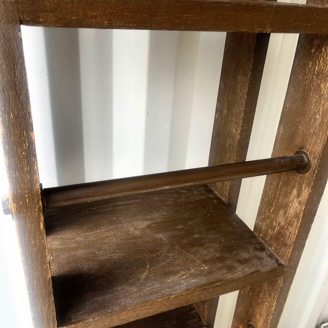 取付無料！関家具 クラッシュゲート 車輪付き四段オープンラック