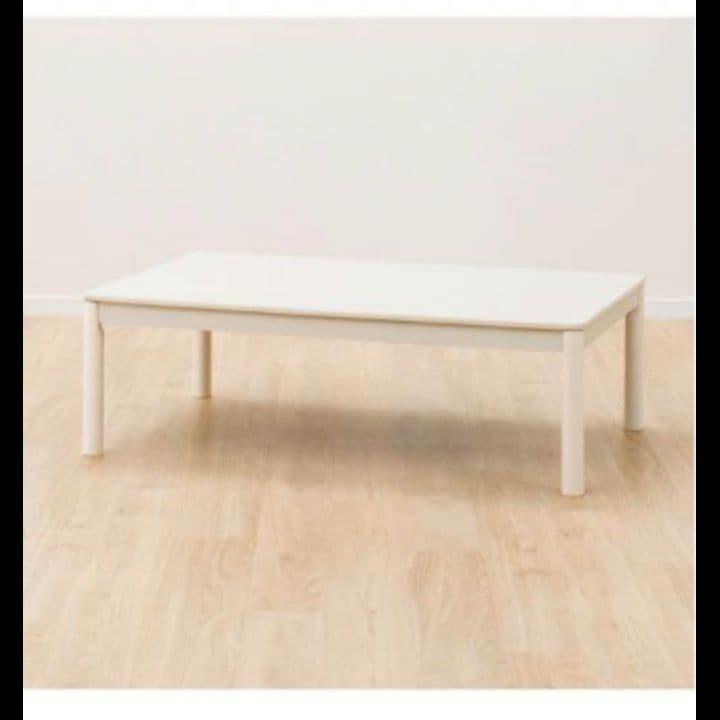 ニトリ リビングコタツ こたつテーブル ホワイト 白 こたつ - メルカリ