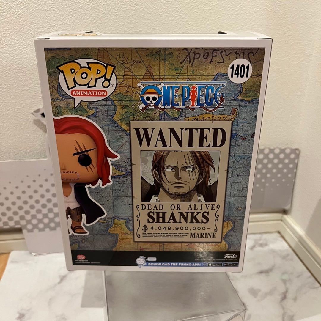 激レアコミコン2024限定 FUNKO POP! ワンピース シャンクス 手配書