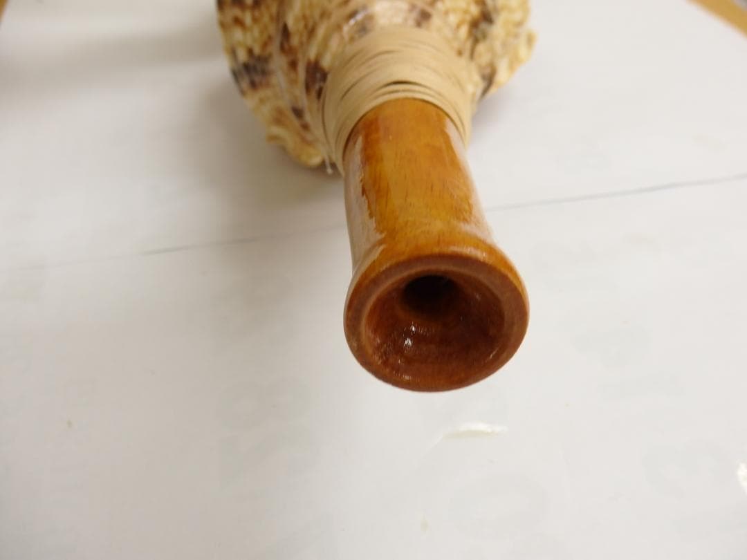 法螺貝 約38㎝ 木製歌口,新品 MH-462