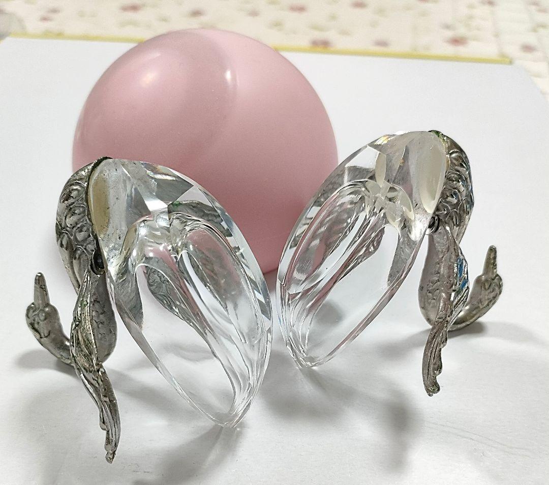 ●5005#0116アンティークSTERLING(925の事)ペアスワン小物入れ