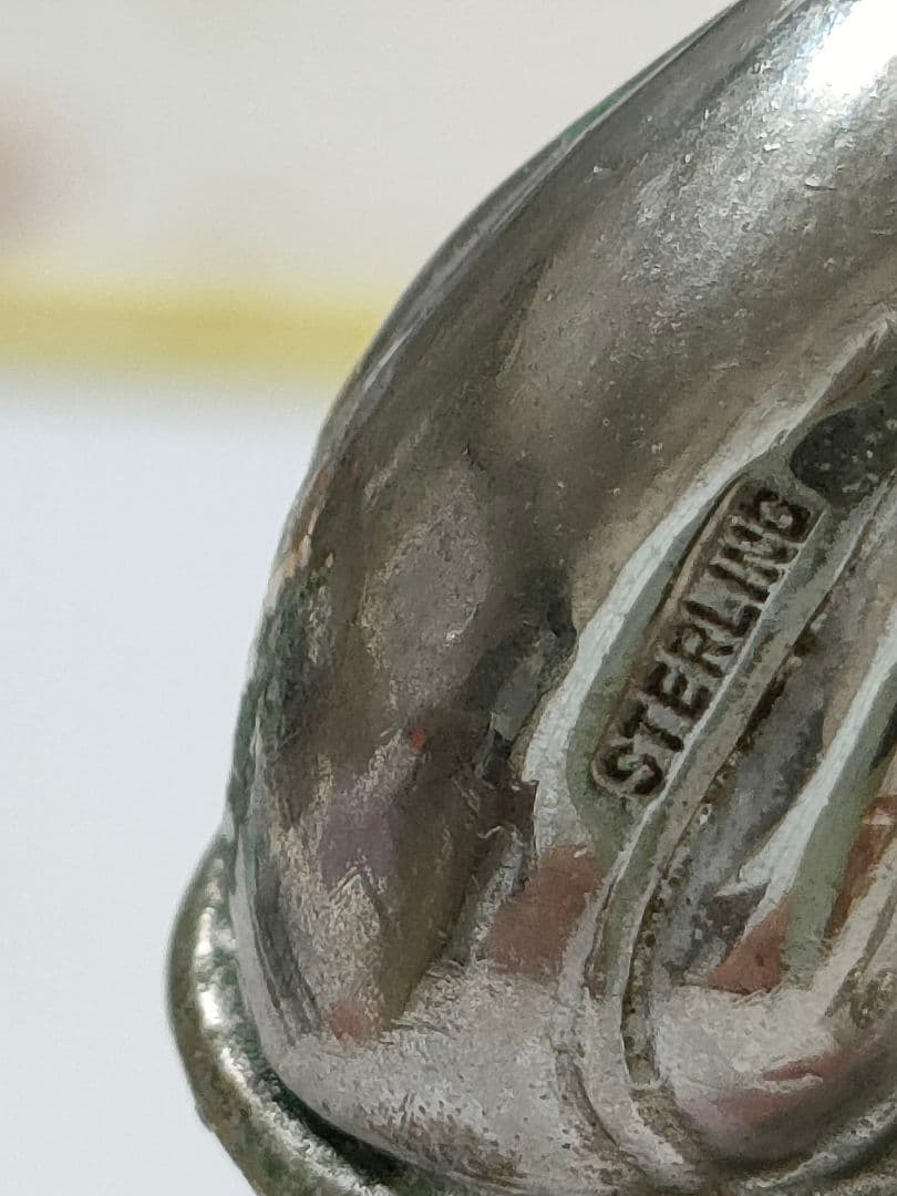 ●5005#0116アンティークSTERLING(925の事)ペアスワン小物入れ