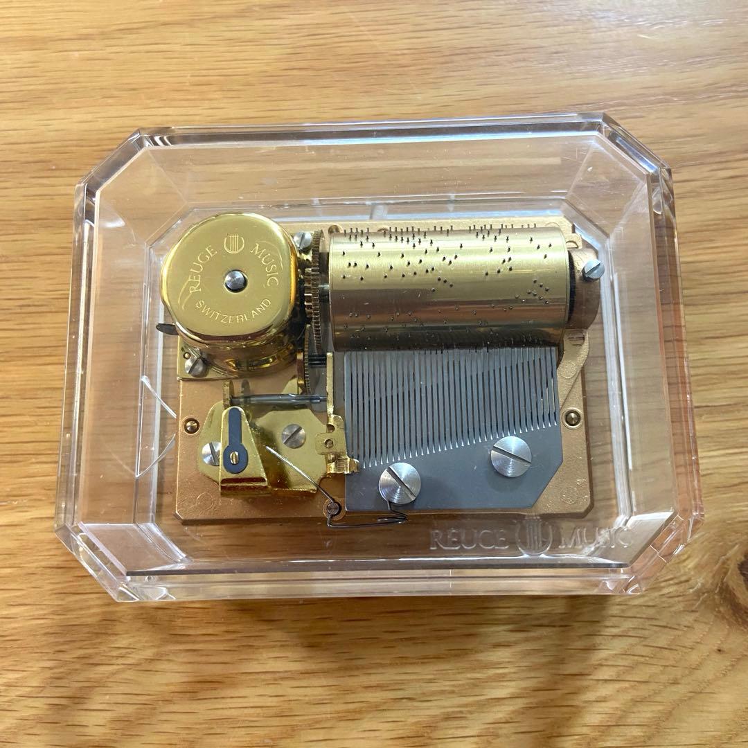 REUGE MUSIC オルゴール 36弁 アクリルケース リュージュ