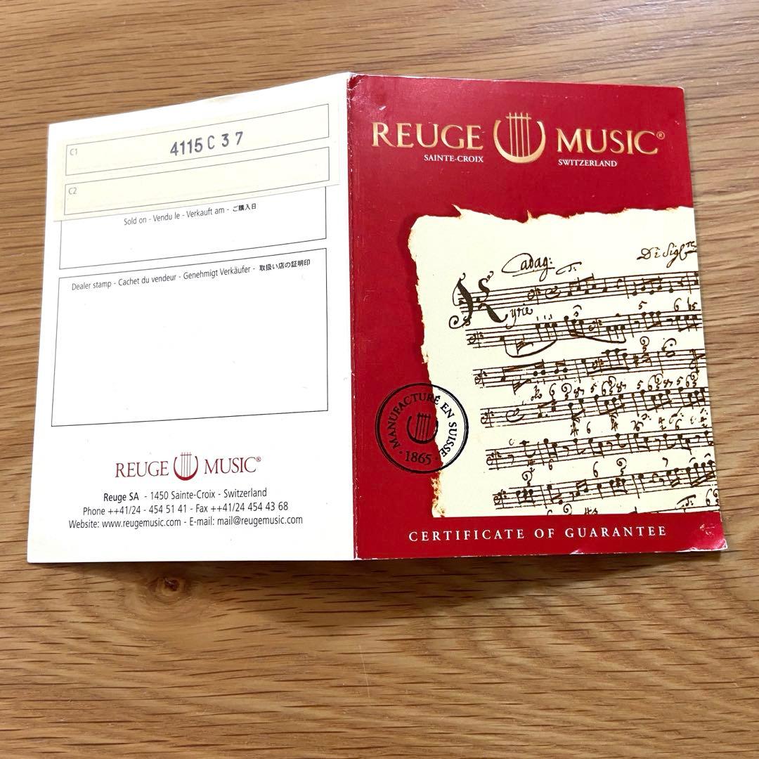 REUGE MUSIC オルゴール 36弁 アクリルケース リュージュ