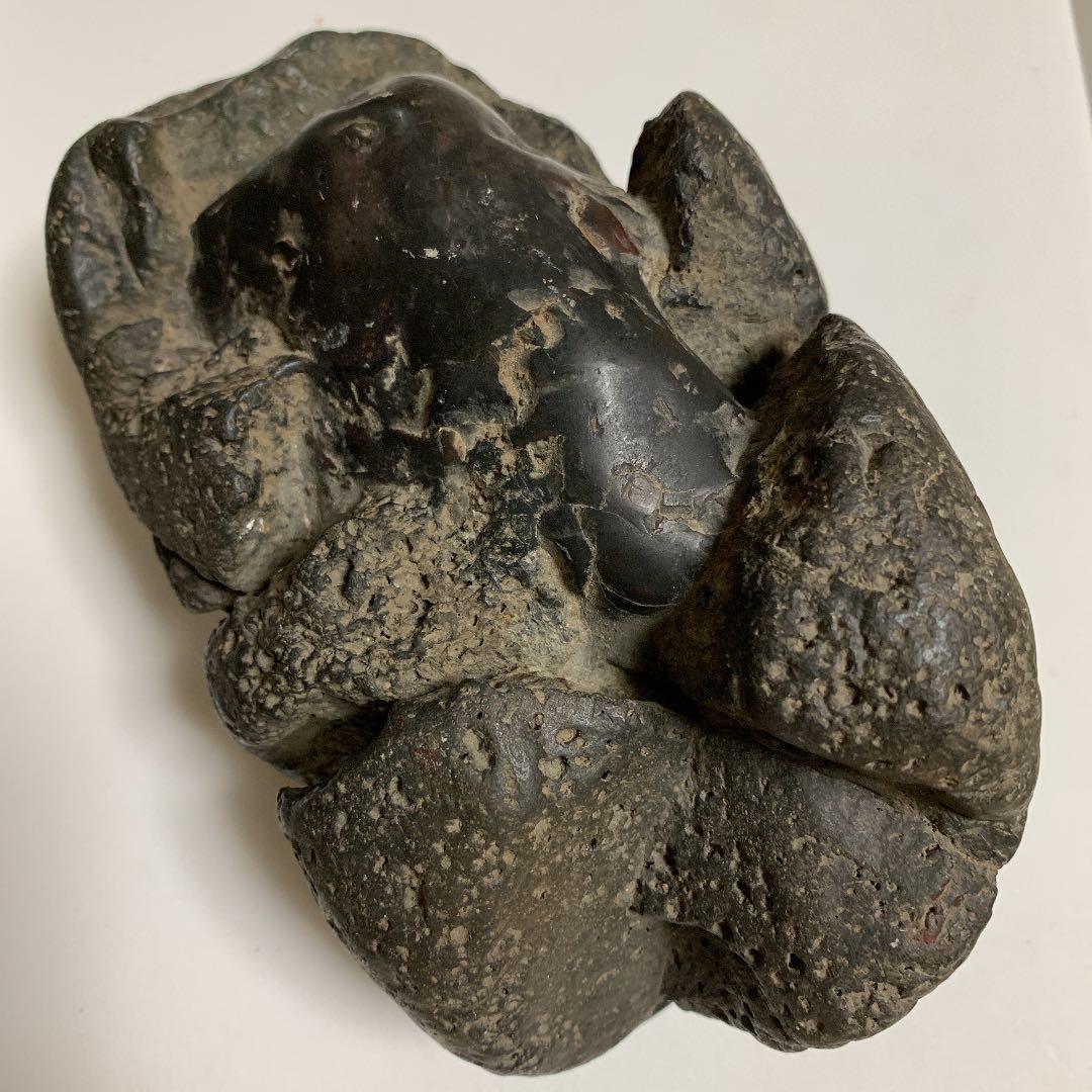 黒石 置物　縁起物