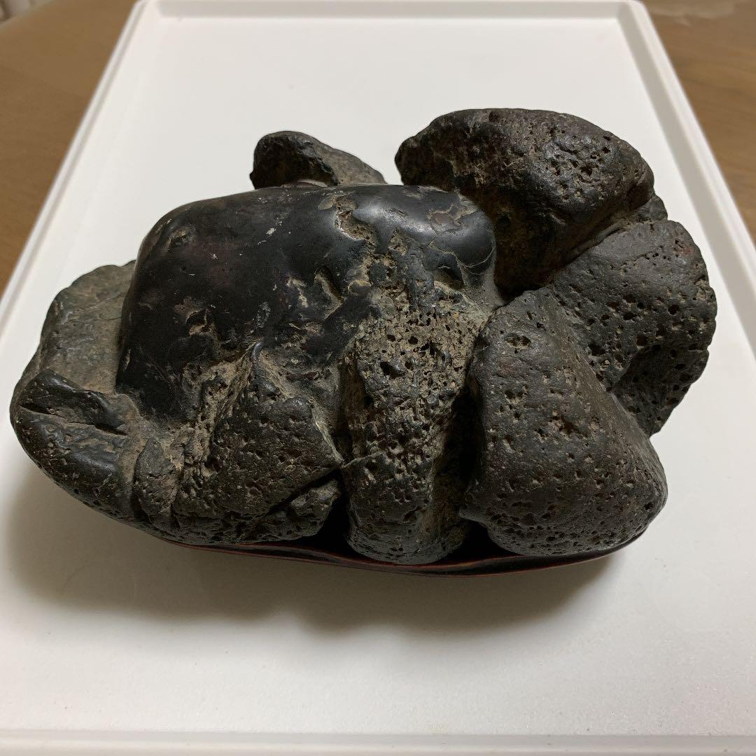 黒石 置物　縁起物