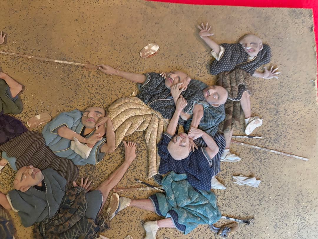 押し絵 江戸時代のおどろおどろしい様子