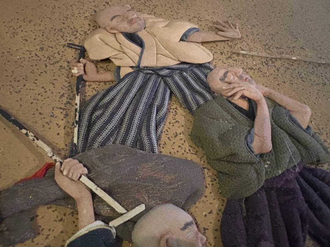 押し絵 江戸時代のおどろおどろしい様子