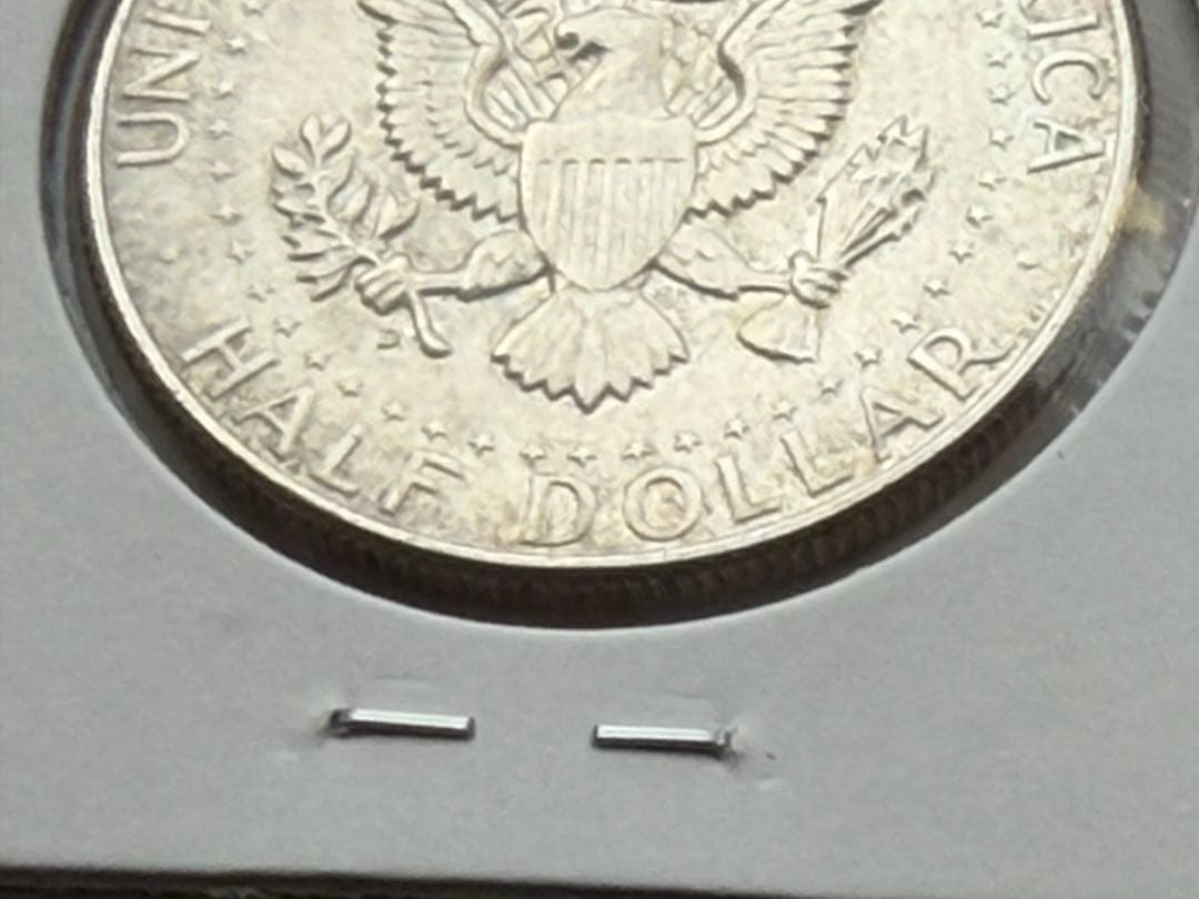 【1964年】ケネディハーフダラー銀貨２枚 ミントマークＤ