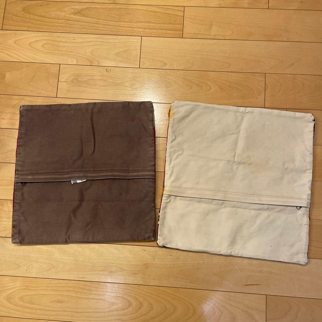 ヴィンテージ　キリム　クッションカバー　2枚セット