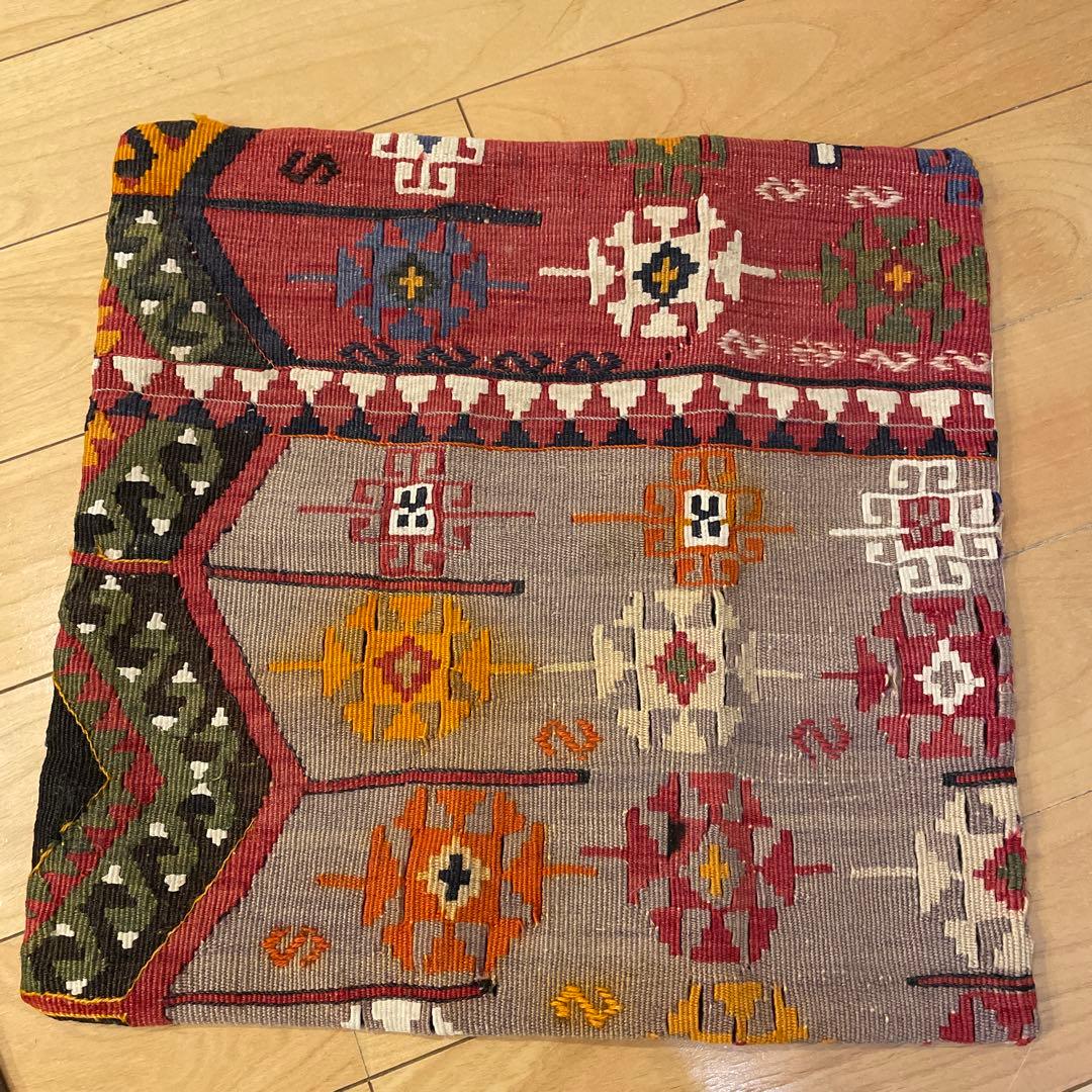 ヴィンテージ　キリム　クッションカバー　2枚セット