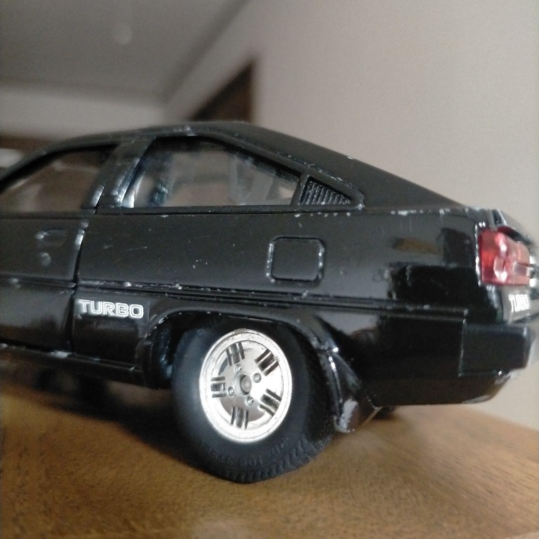 三菱 コルディア ターボ 1/28 ミニカー 黒 - メルカリ