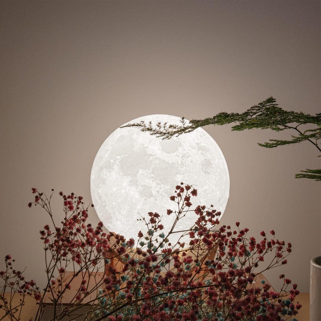 usb充電タッチ調光月ライト 無段階調光