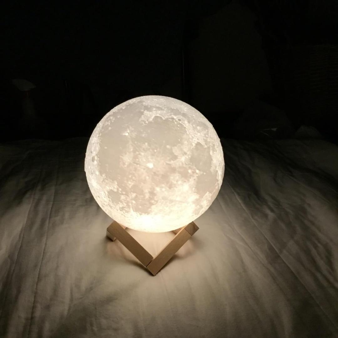 usb充電タッチ調光月ライト 無段階調光