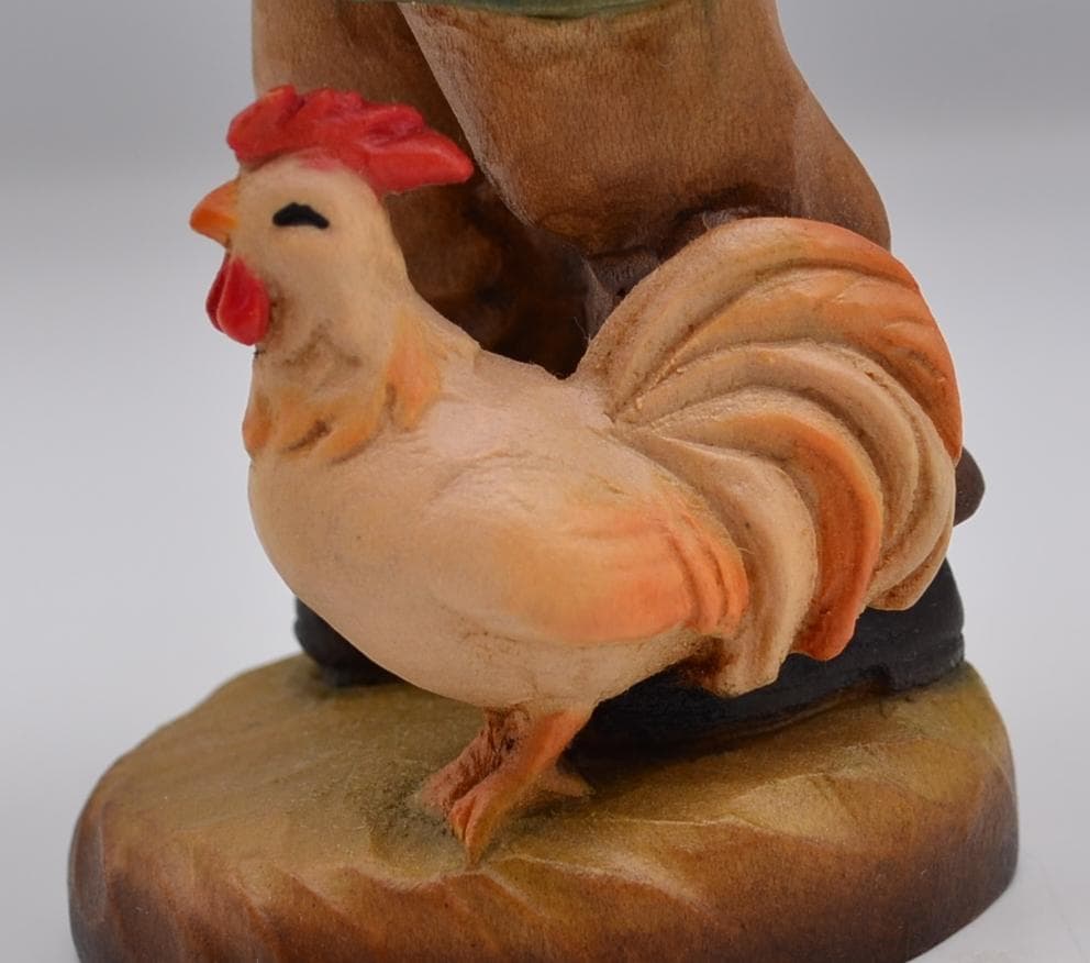 収穫 アンリ ANRI フェランディス 木彫り人形 イタリア 16cm 限定品