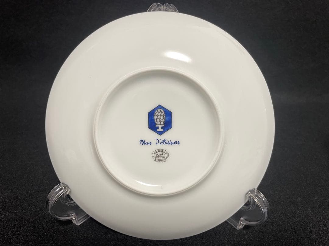 【未使用品】エルメス ブルーダイユール パンプレート 2枚セット 16cm