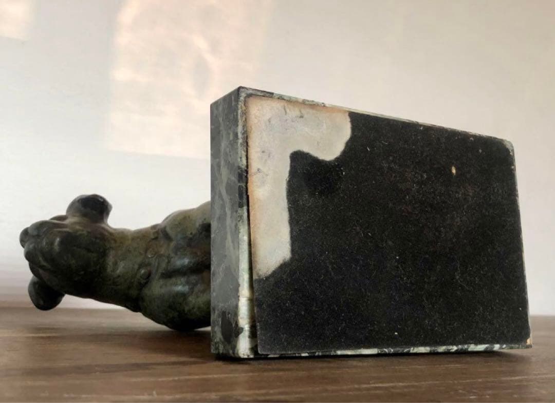 青銅 ビクター 犬の置物 日本ビクター株式会社 ニッパー 犬 VICTOR