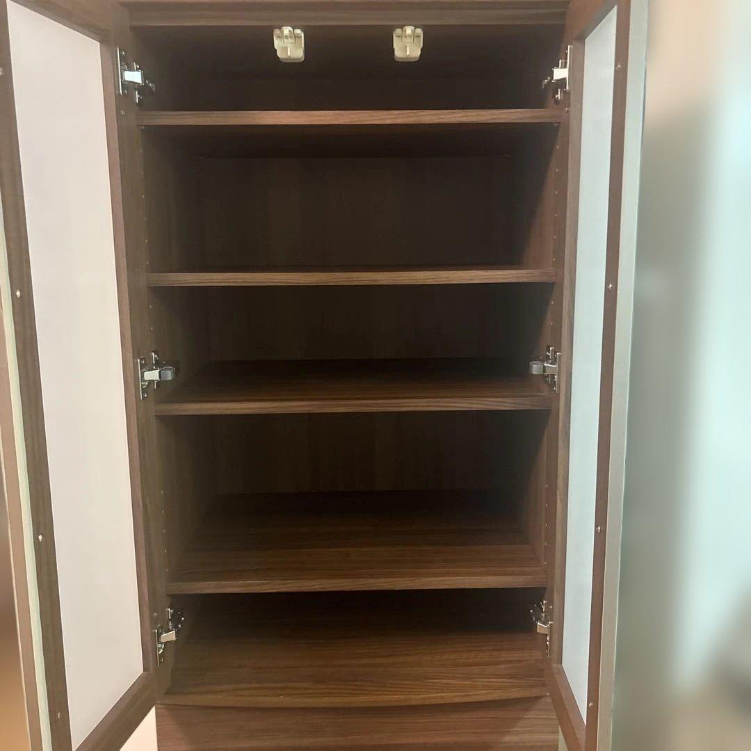 o*e様 大塚家具　食器棚 ガラス扉 3引き出し たのめる便込み