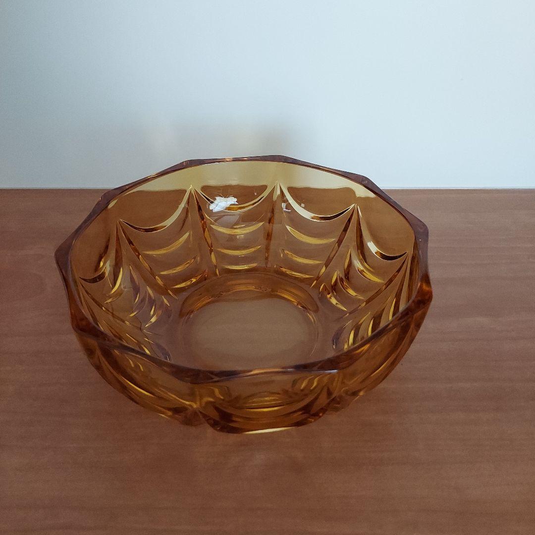 ガラス食器 琥珀色 5個セット 昭和レトロ - メルカリ