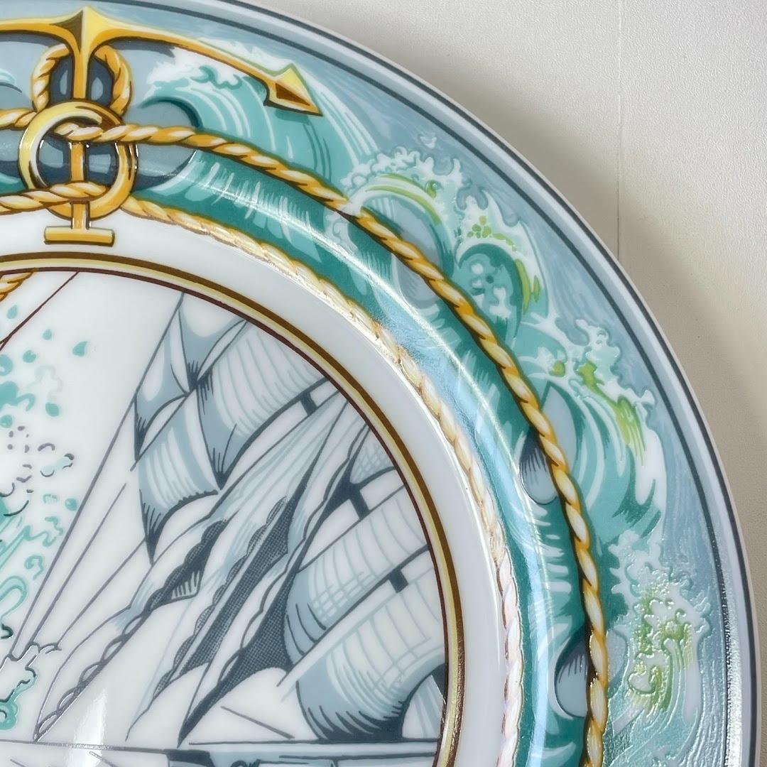 エルメス パッチワークシリーズ 『突風』 食器 プレート 21cm 希少品