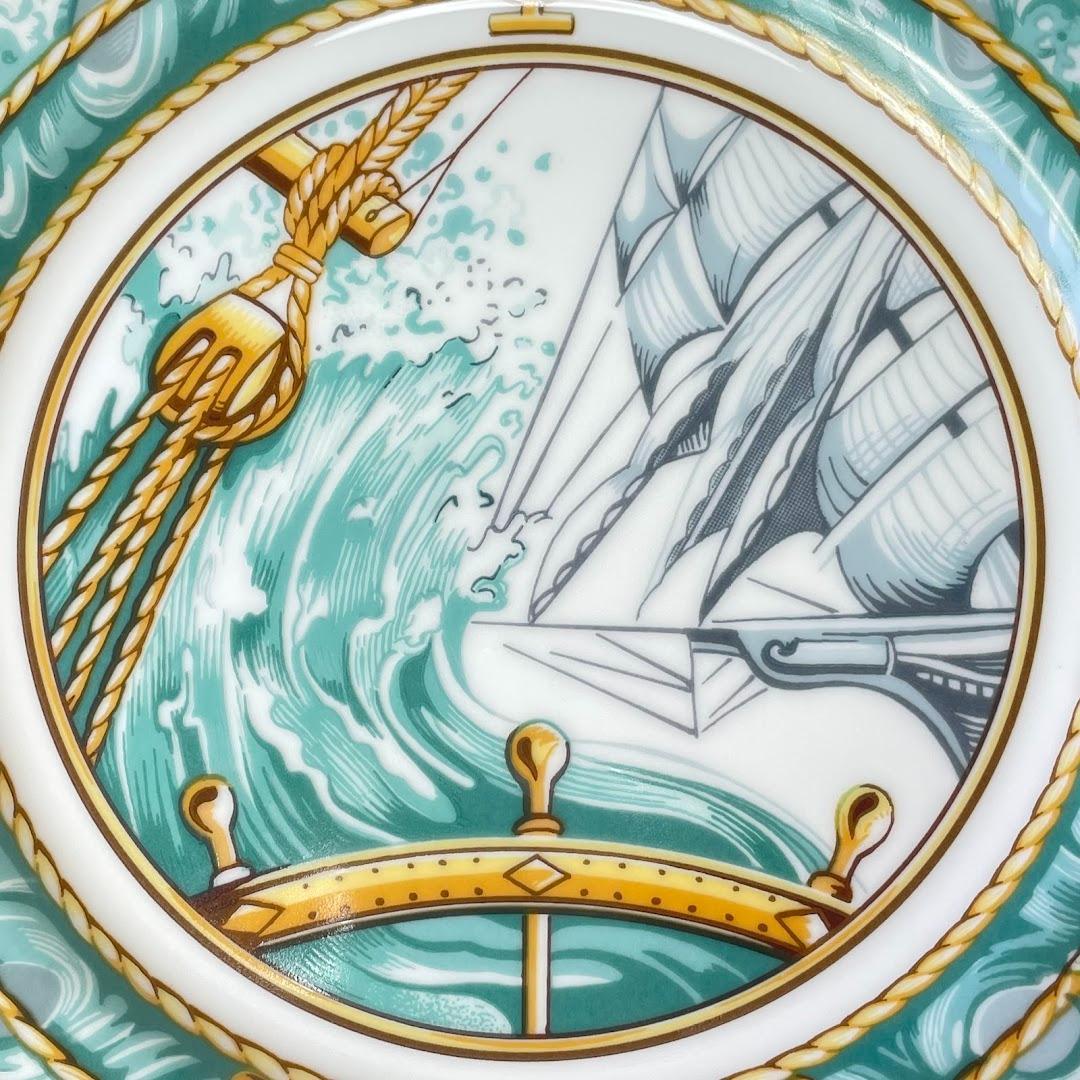 エルメス パッチワークシリーズ 『突風』 食器 プレート 21cm 希少品