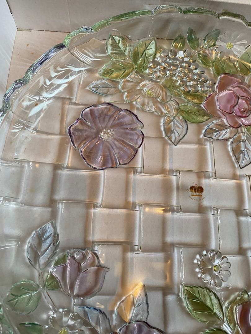 新品未使用　CONTEMPORARY COLLECTION ガラスプレート　大皿