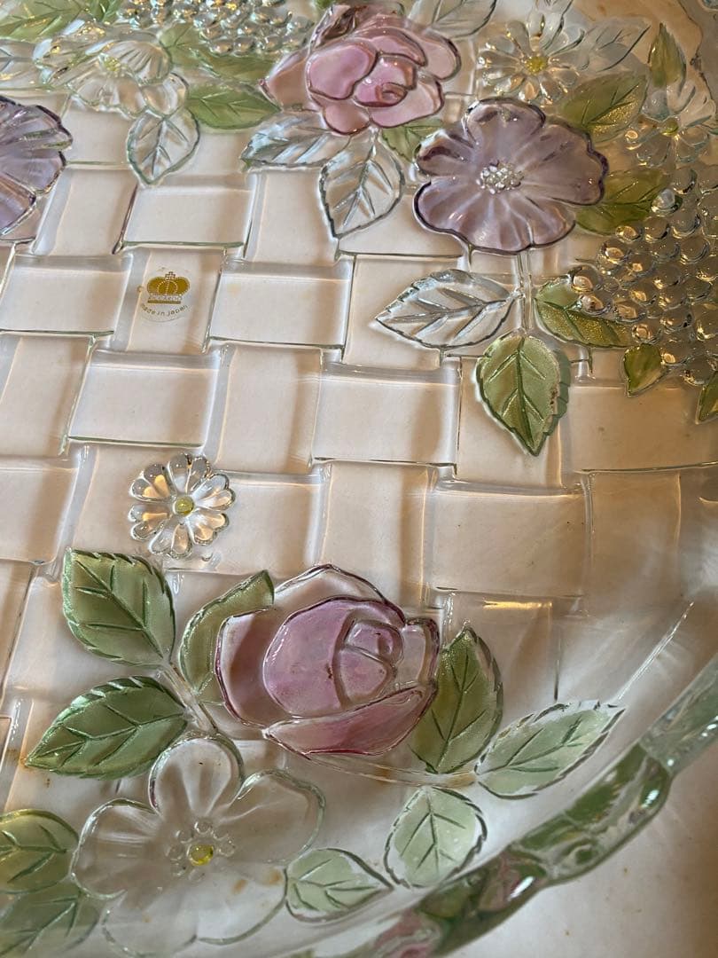 新品未使用　CONTEMPORARY COLLECTION ガラスプレート　大皿