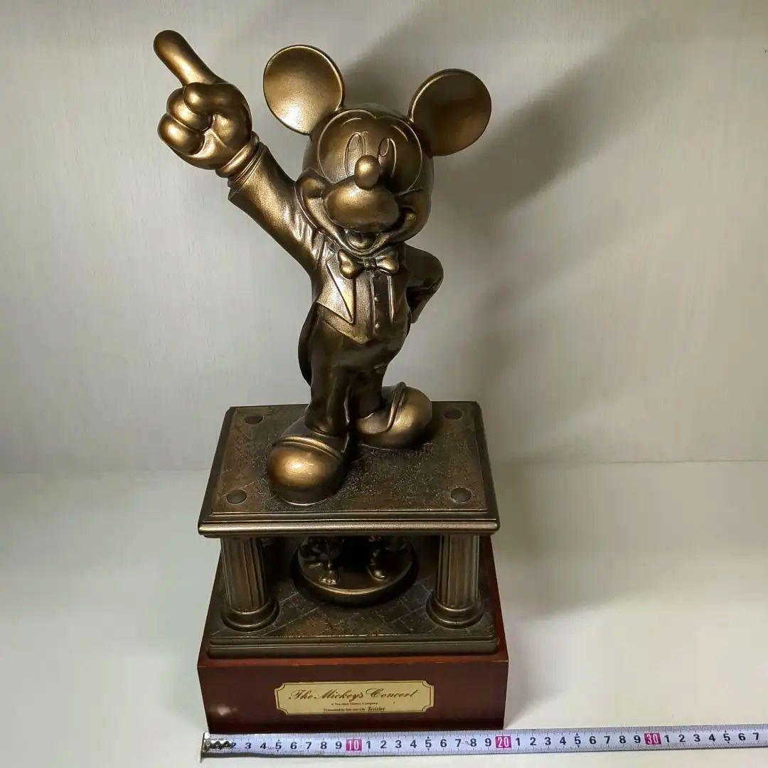 ディズニー ミッキーマウス ブロンズ　オルゴール 第一生命　非売品