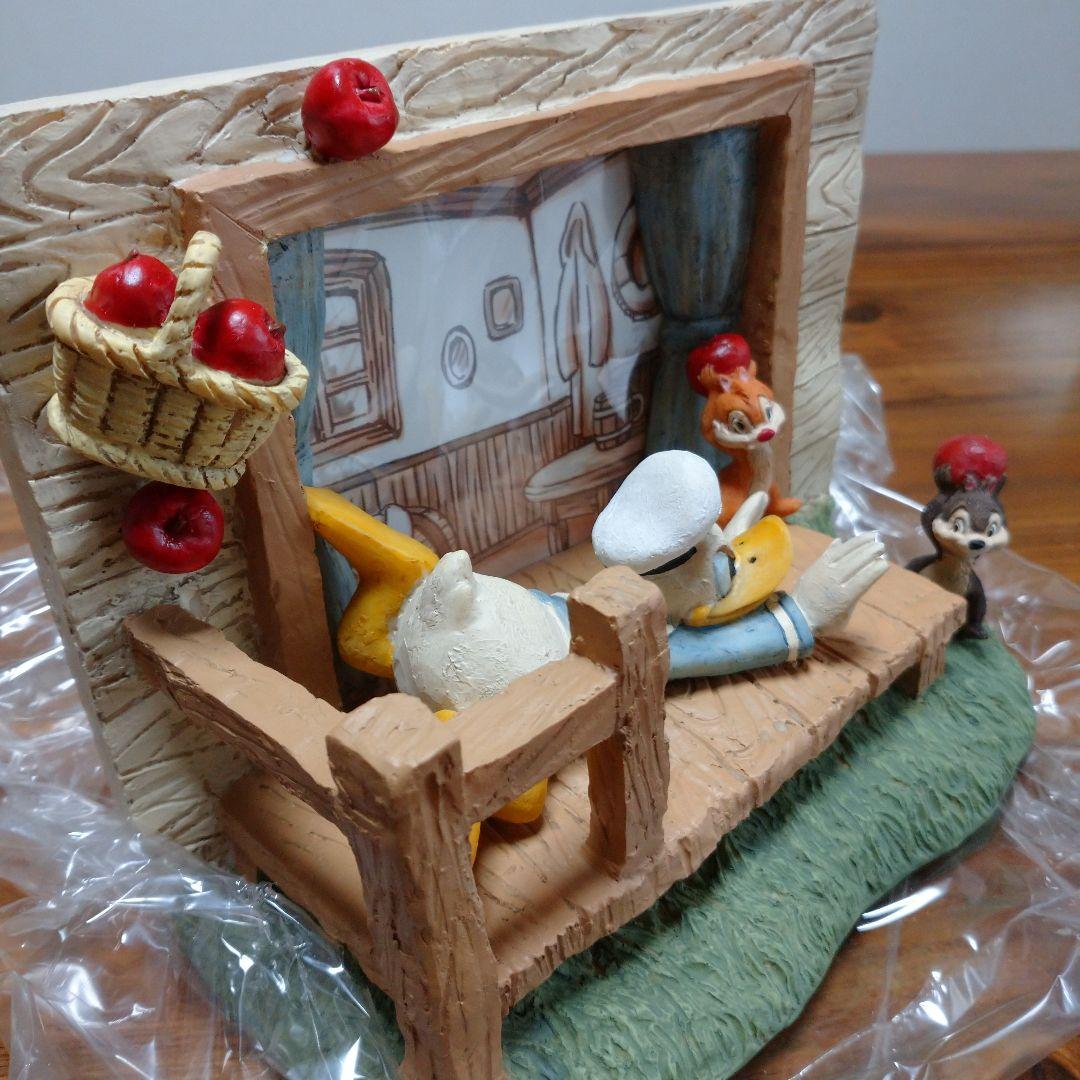 アンティーク フォトフレーム ドナルド＆ チップとデール 写真立て