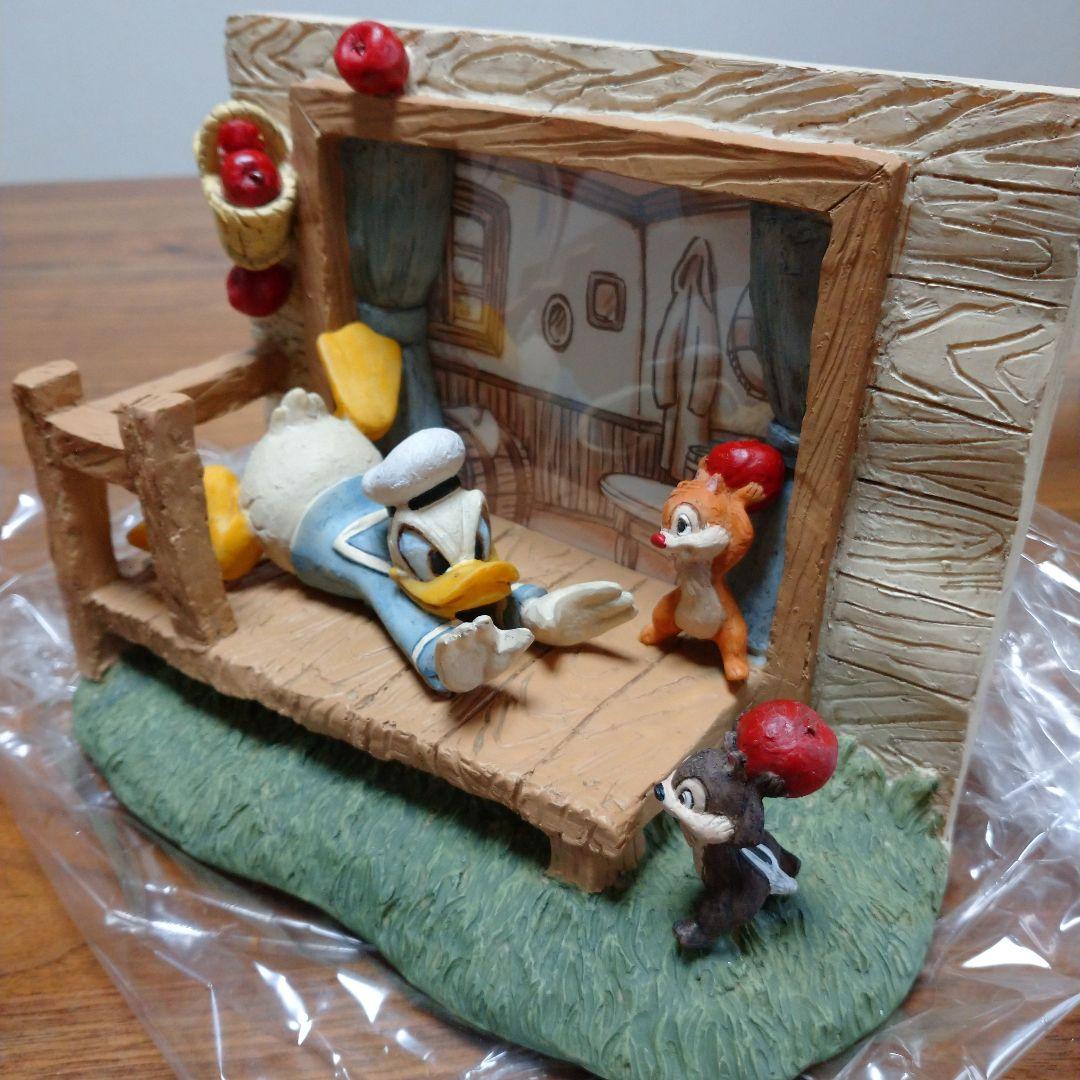 アンティーク フォトフレーム ドナルド＆ チップとデール 写真立て