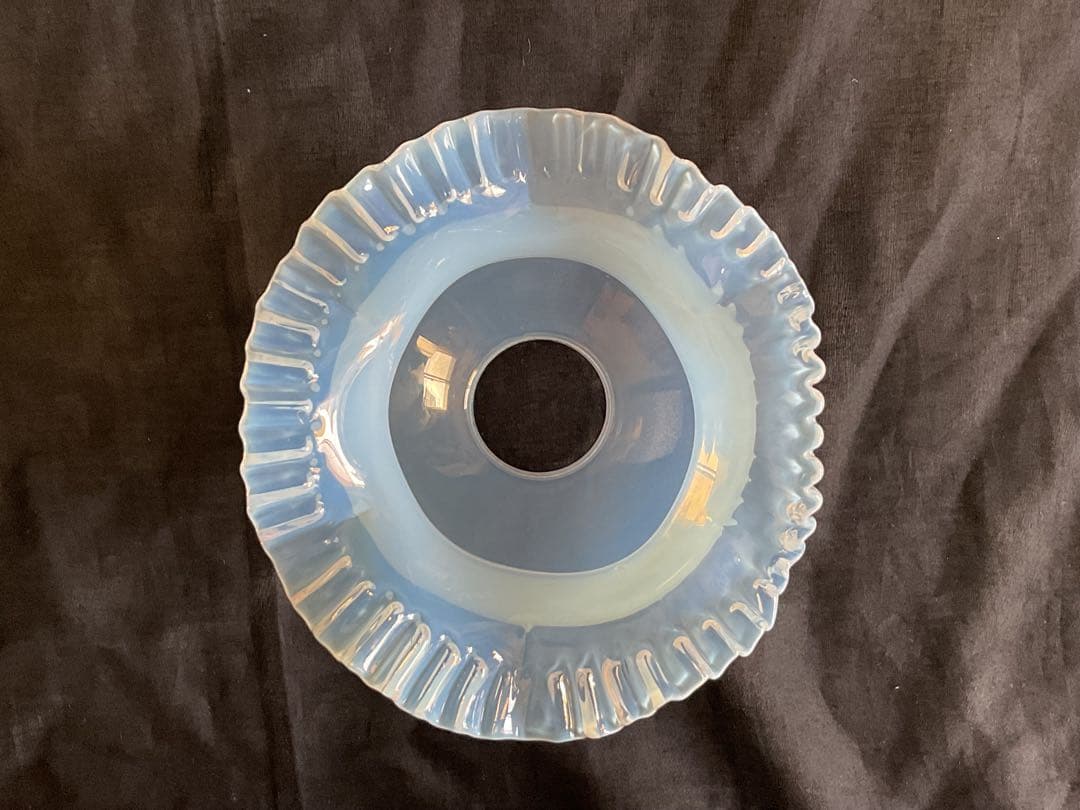 みーちゃん「美しいオパールセントガラスのランプシェード」シェードのみ