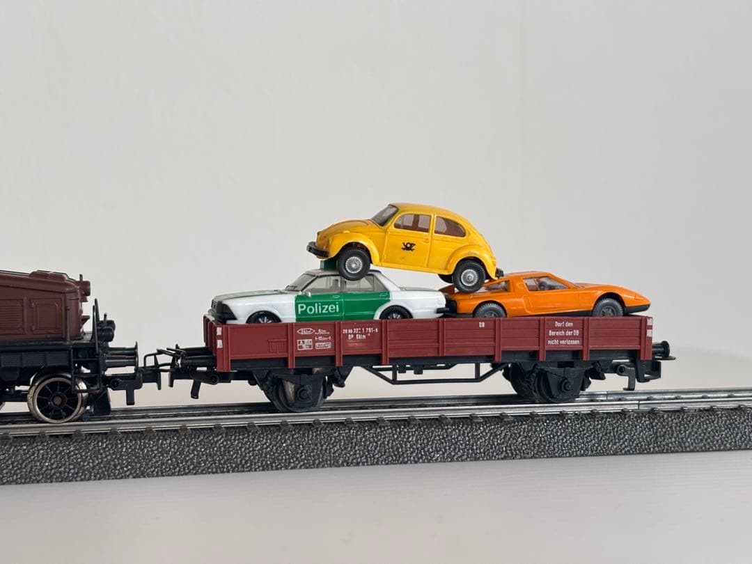 メルクリン HO ゲージ 無蓋車 平台 WIKING ヴィーキング 廃車3台付