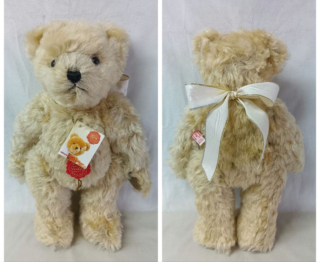 HERMANNハーマン社 100周年記念テディベア&プレート 2002年 ドイツ