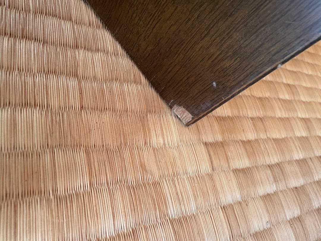 フランスベッド　ブラウン木製サイドテーブル 引き出し　アンティーク　モダン