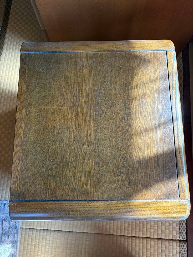 フランスベッド　ブラウン木製サイドテーブル 引き出し　アンティーク　モダン