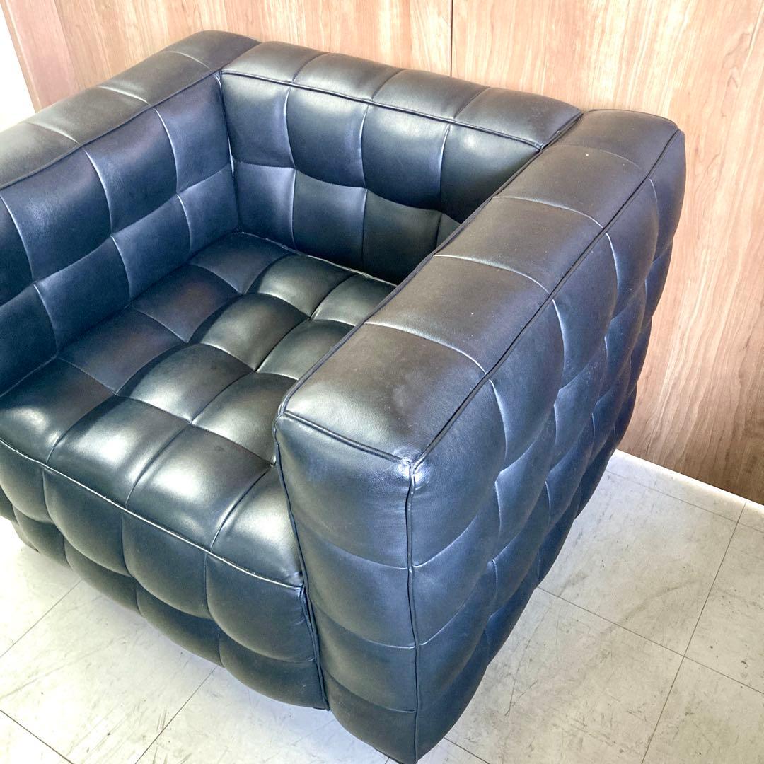 ソファ ダイニング レザー 1人掛け ②