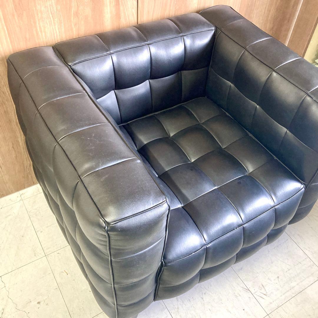 ソファ ダイニング レザー 1人掛け ②