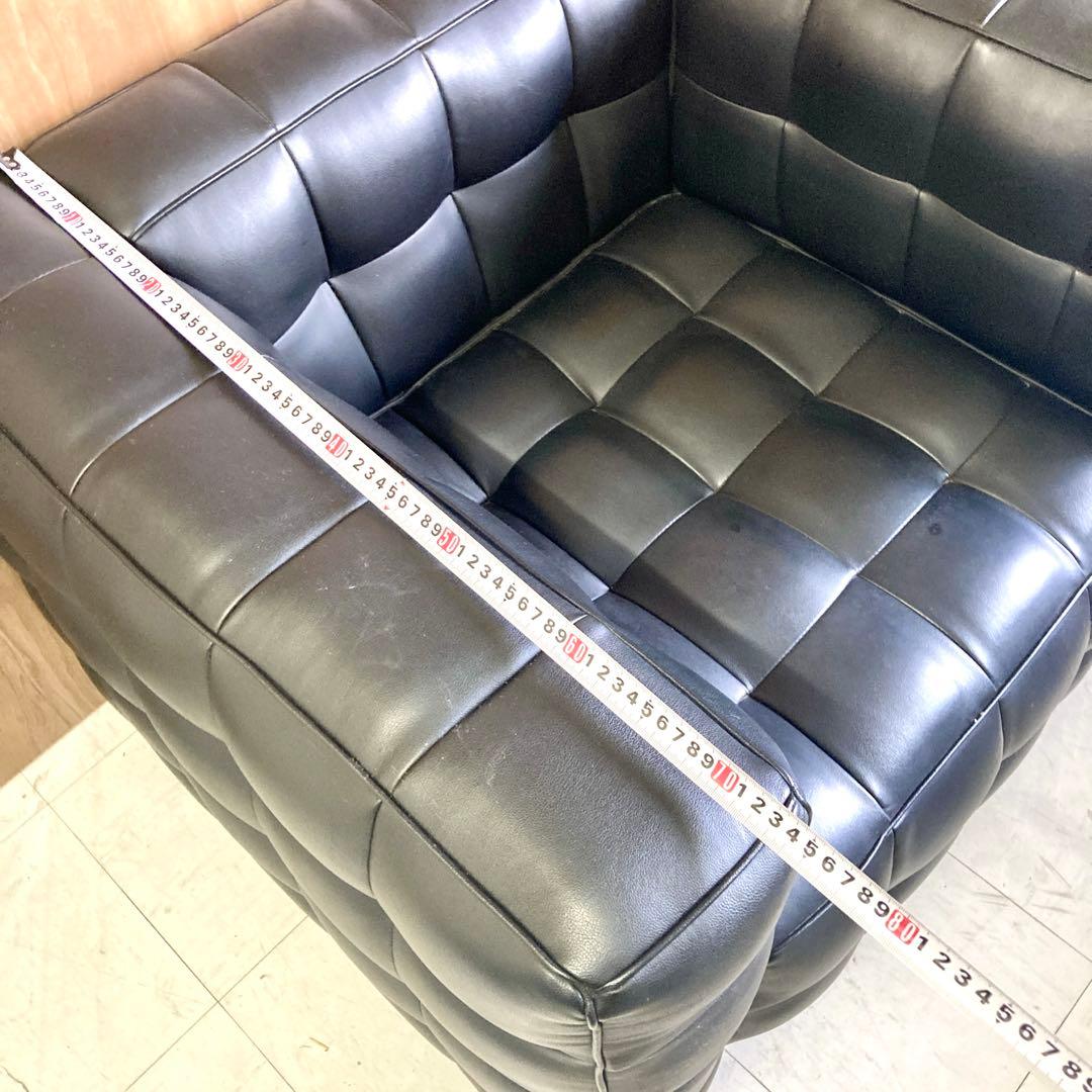 ソファ ダイニング レザー 1人掛け ②