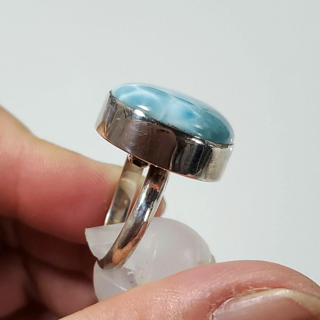 ラリマー まんまる フリーサイズリング S925 - メルカリ