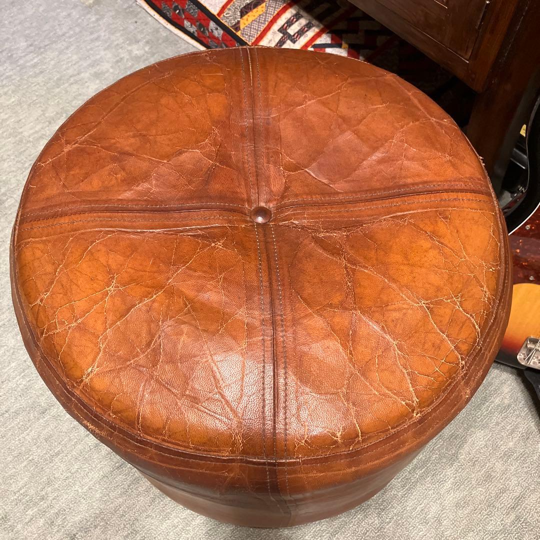 LIFE FURNITURE CY LEATHER STOOL 水牛革 スツール