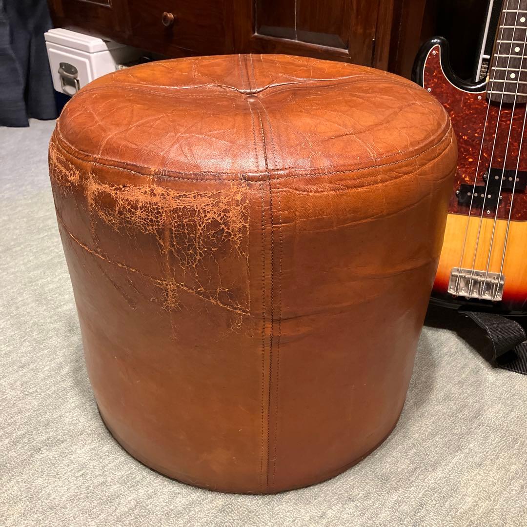 LIFE FURNITURE CY LEATHER STOOL 水牛革 スツール