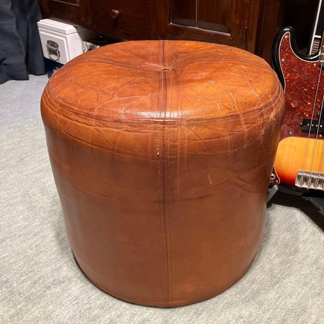 LIFE FURNITURE CY LEATHER STOOL 水牛革 スツール