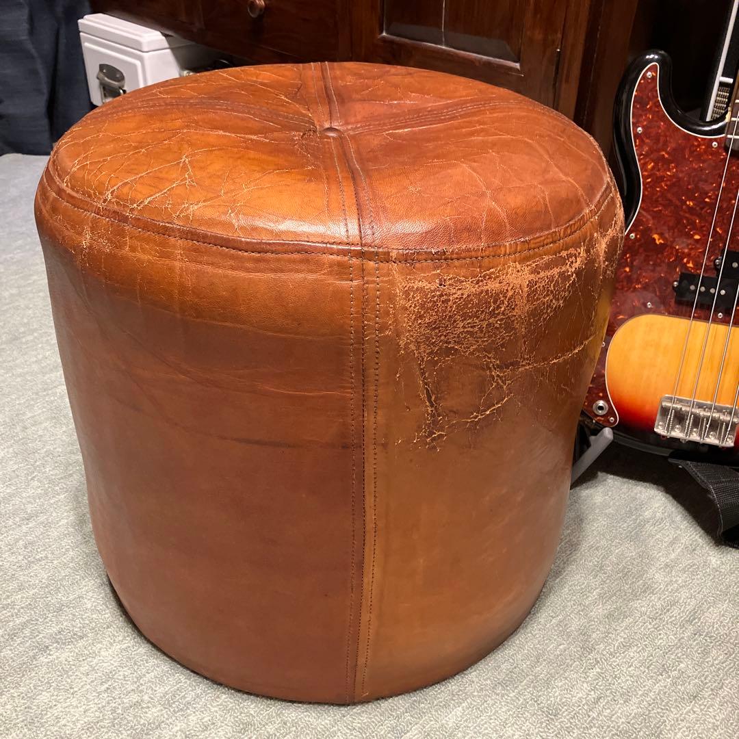 LIFE FURNITURE CY LEATHER STOOL 水牛革 スツール